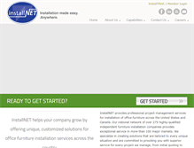 Tablet Screenshot of installnet.com